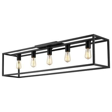 Golden Lighting Wesson 41" Flush Mount in Matte Black, , large