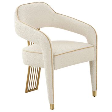 Tov Furniture Corralis Boucle Arm Chair in Cream, , large
