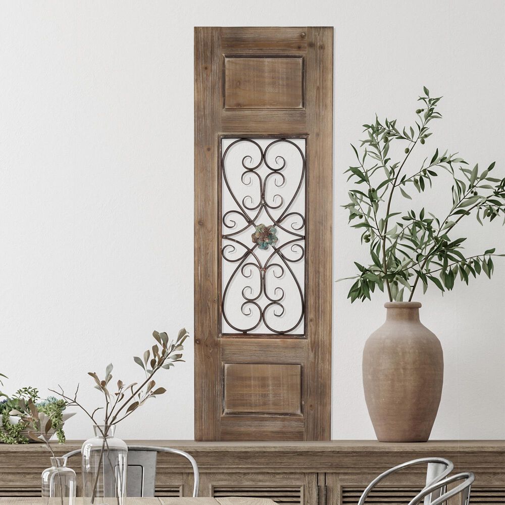 Timberlake Hastings Home 50&quot; Door Panel in Bronze Metal, , large