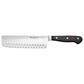 Wusthof Classic 7" Hollow Edge Nakiri Knife in Stainless Steel and Black, , large