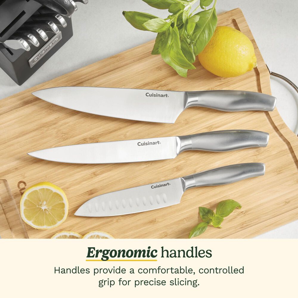 Deal Partners, Inc Artiste 17-Piece Knife Block Set in Stainless Steel, , large