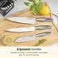 Deal Partners, Inc Artiste 17-Piece Knife Block Set in Stainless Steel, , large