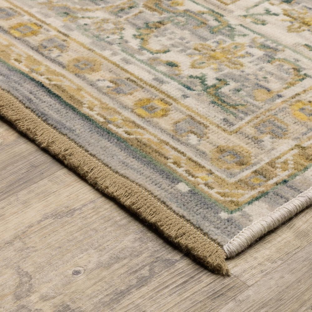 Oriental Weavers Acacia Beige and Green 2&#39; x 3&#39; Area Rug, , large