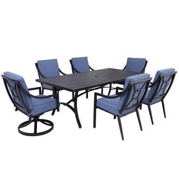 World Source 7-Piece Dining Set in Splendor Denim, , large