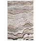 Central Oriental Structures Torrent 101 Lime Springs 8" Round Grey and Multicolor Area Rug, , large