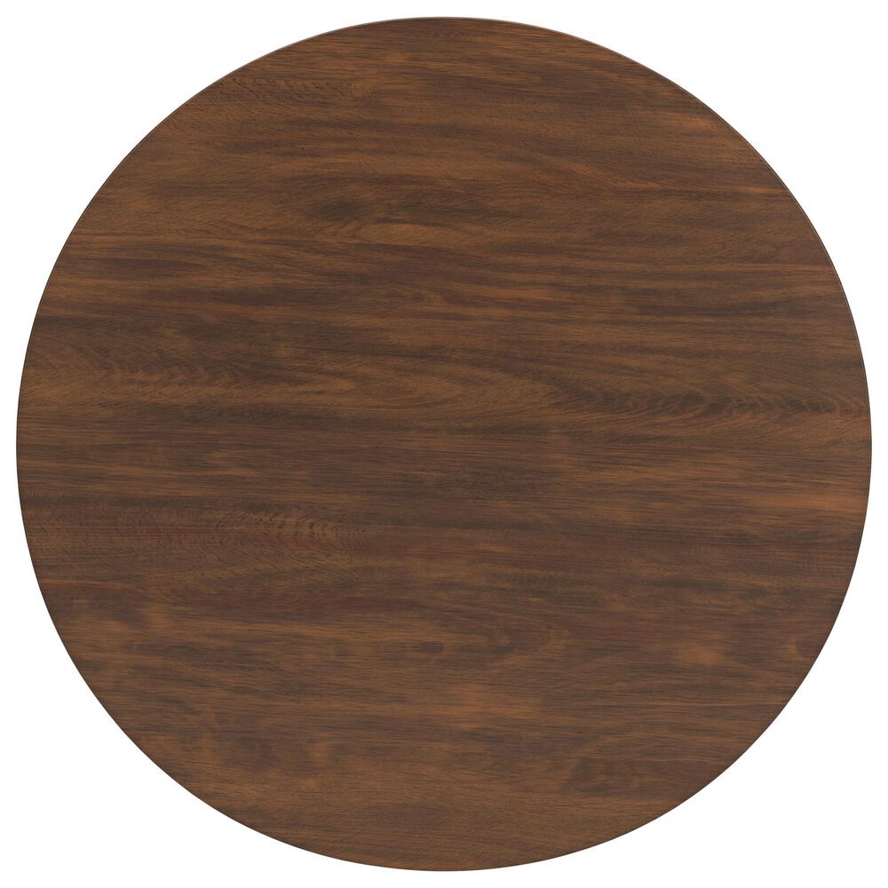 Ashley Lyncott Round Dining Table in Medium Brown - Table Only, , large