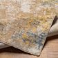 Surya Reina Cream, Light Gray, Light Brown, Tan, Denim and Mustard 10" x 13"11" Area Rug, , large