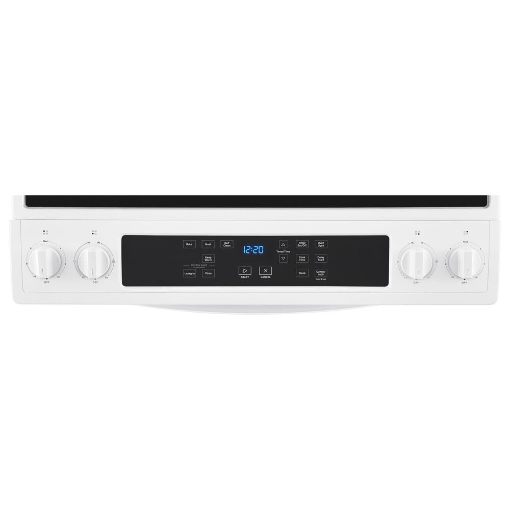 Whirlpool 4.8 Cu. Ft. Electric Range with Frozen Bake in White, , large