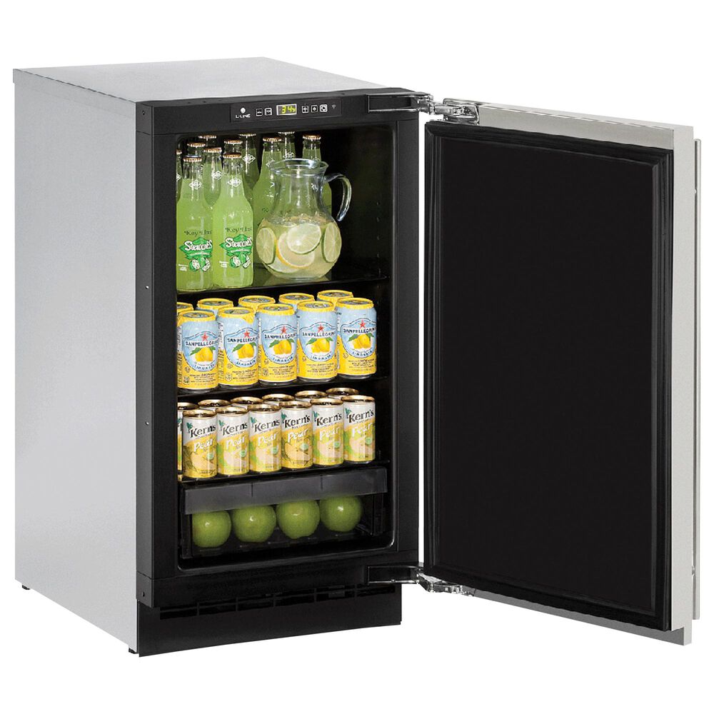 U-Line 3.4 Cu. Ft. Beverage Refrigerator in Stainless Steel, , large