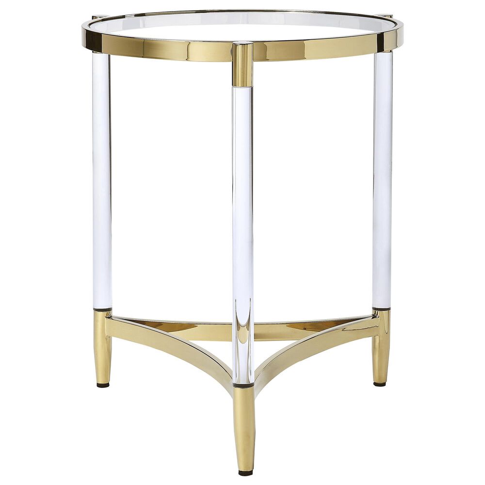 Butler Charlene End Table in Gold, , large