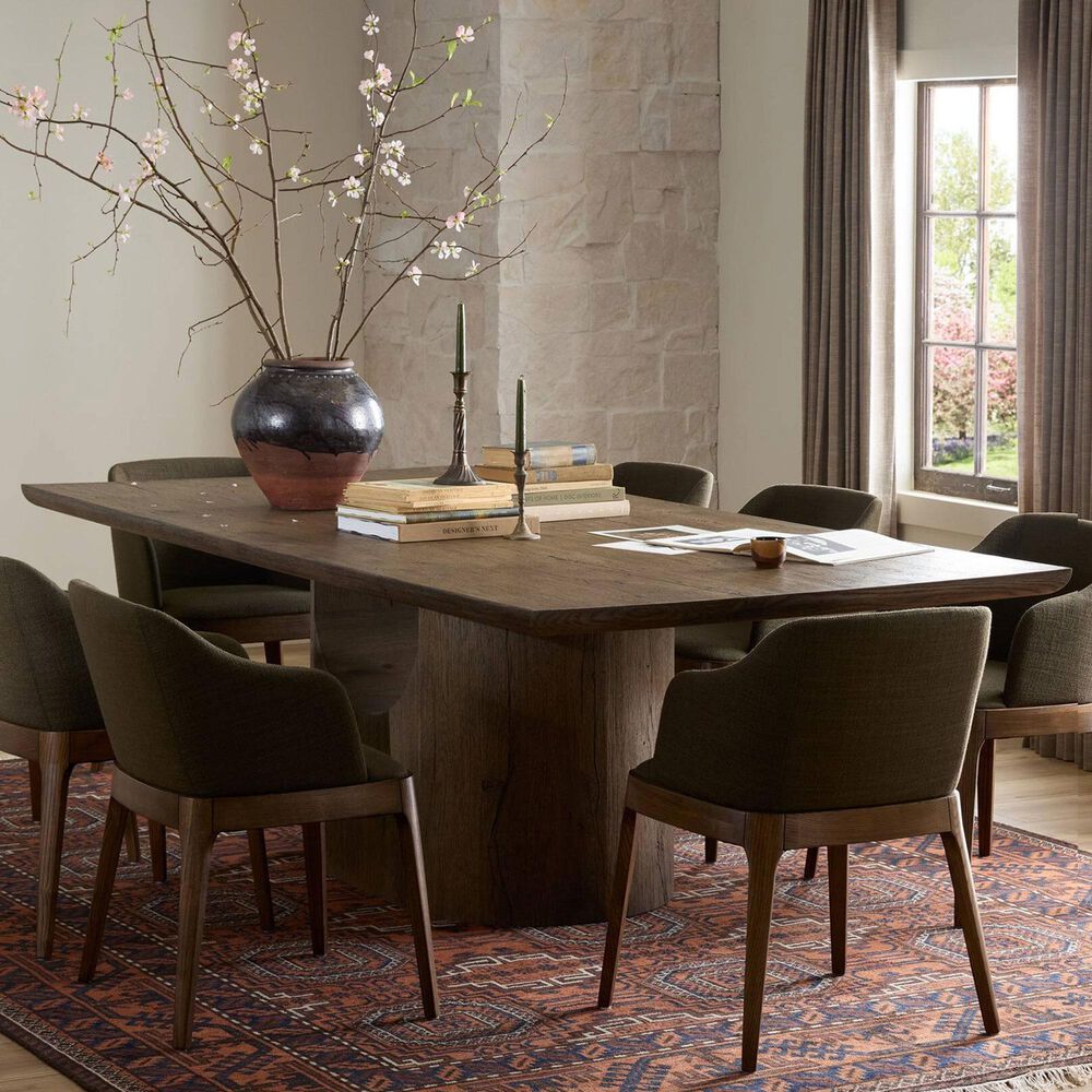 Four Hands Bevie Dining Table in Brown - Table Only, , large