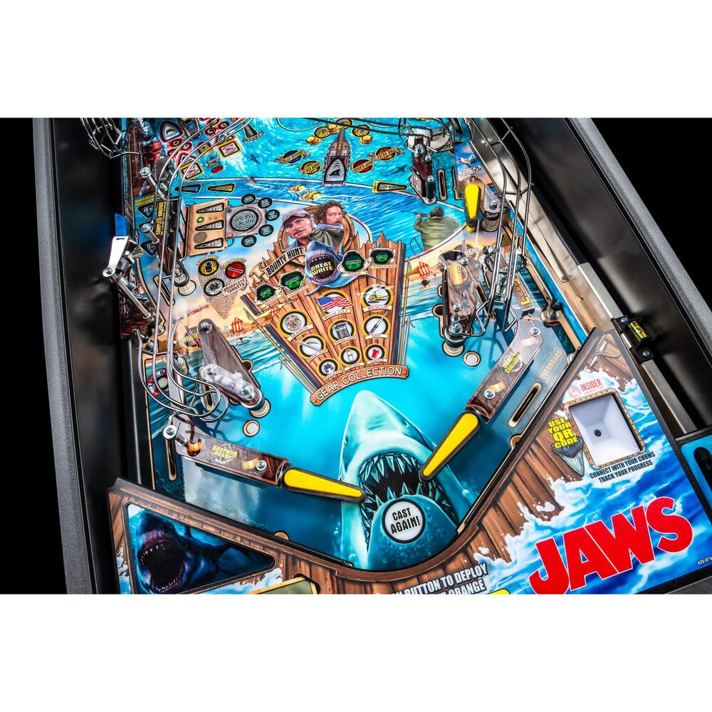 Stern Pinball Jaws Pro Premium Edition Pinball Machine, , large