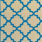 Oriental Weavers Cayman 660L 9"10" x 12"10" Sand and Blue Area Rug, , large