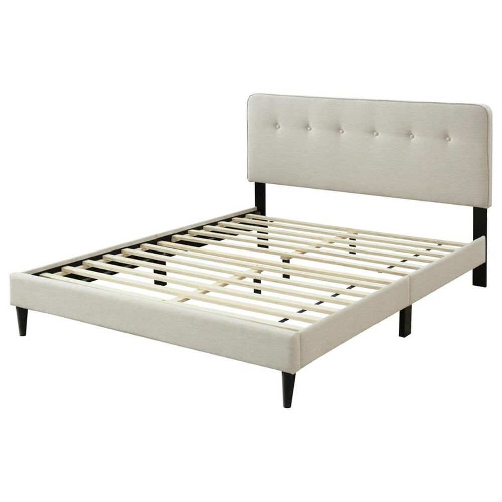 Other Amelia Full Platform Bed in Beige, , large