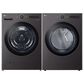 LG 5.0 Cu. Ft. Washer and Gas Dryer Laundry Pair in Black , , large