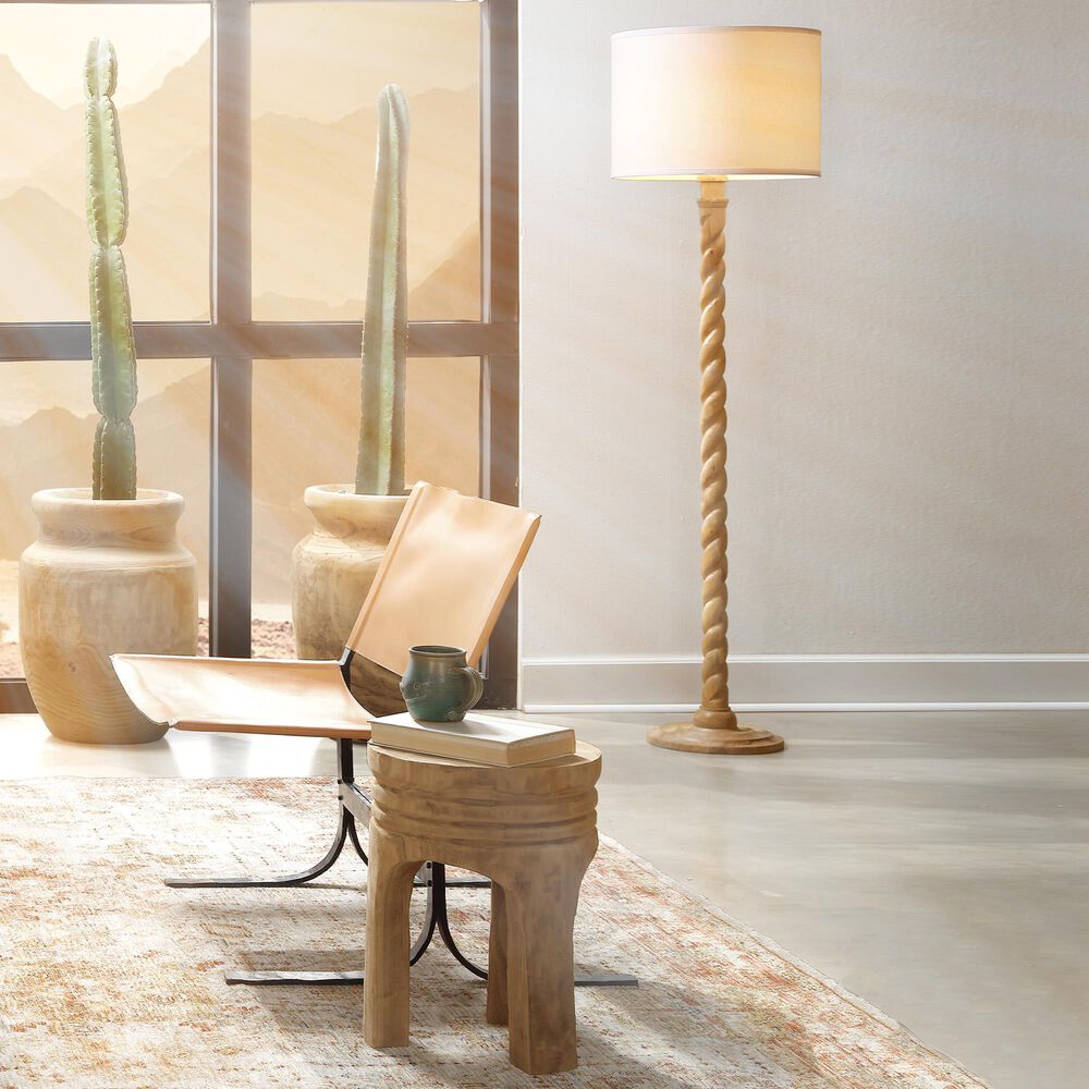 Splendor Living Eastbrook Wood Side Table in Natural, , large