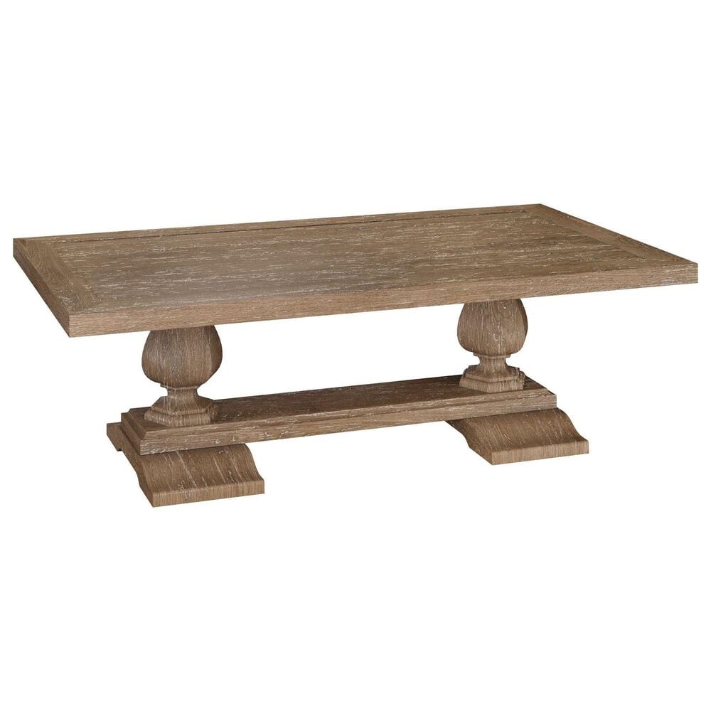 Hekman Chateaux Rectangular Coffee Table in Brown, , large