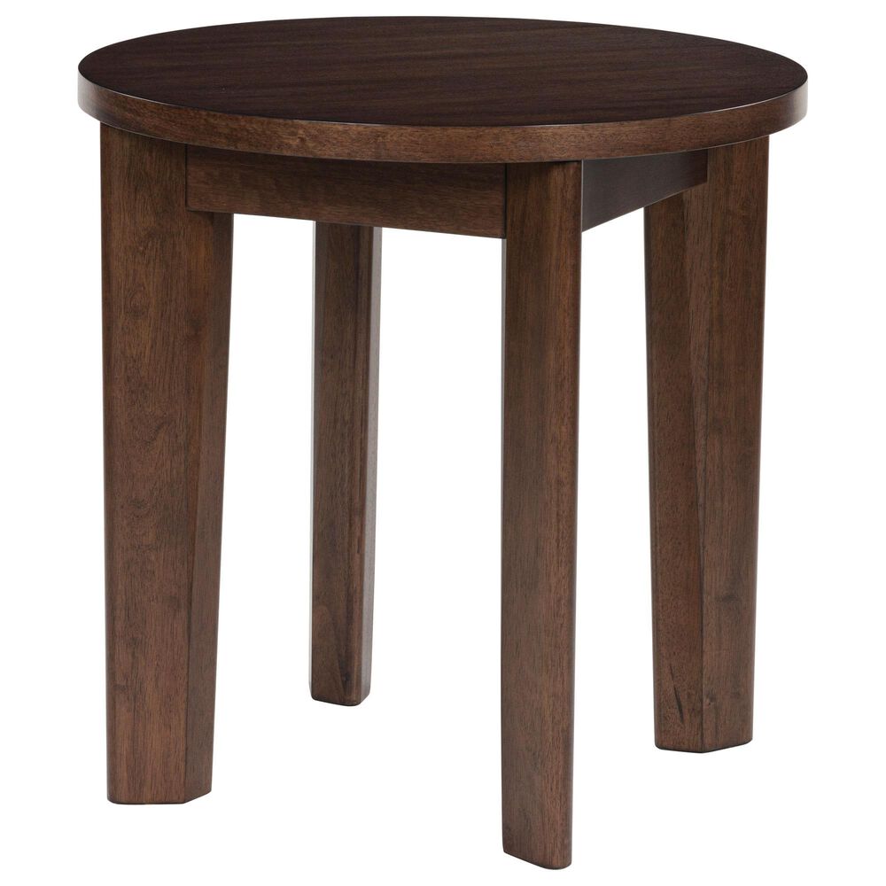 Ashley Korestone 2 End Table in Dark Brown, , large