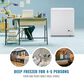 HOMLUX 4 Cu. Ft. 25" Chest Freezer with 2 Removable Baskets in White, , large