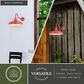 Vaxcel Dorado 15" 1-Light Outdoor Wall Sconce in Red, , large