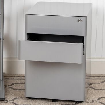 Flash Furniture 3-Drawer Mobile File in Gray, , large