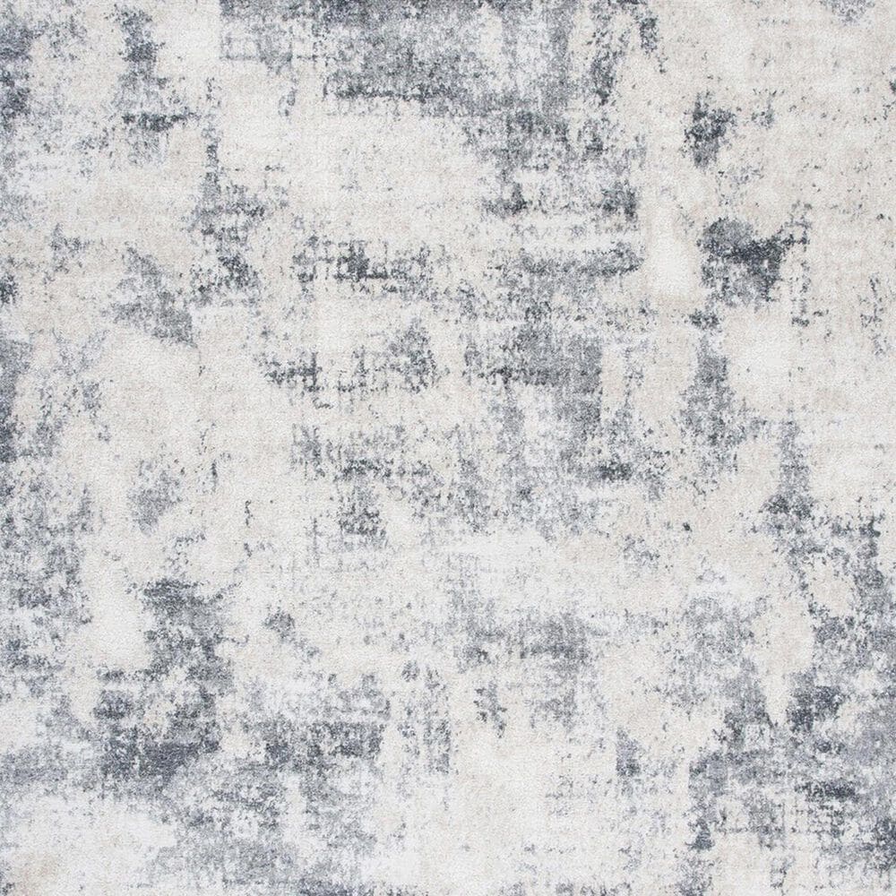 Safavieh Aston ASN704 6&#39;7&quot; Round Ivory and Grey Area Rug, , large