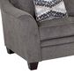 Moore Furniture Eastbrook Stationary Sofa and Loveseat Set in Shasta Charcoal, , large
