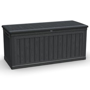 Hearth and Haven 260-Gallon Outdoor Plastic Deck Box in Black, , large