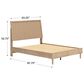 Ashley Cielden Queen Platform Bed in Tan, , large