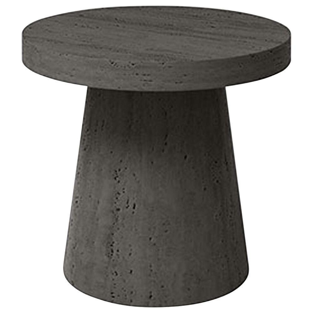 Ebel Outdoor Furniture Pompano Patio End Table in Slate, , large