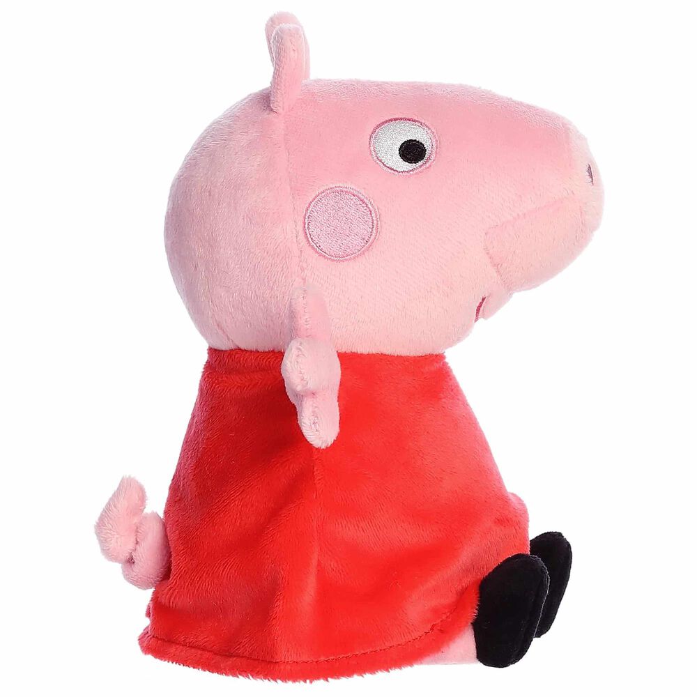 Aurora 6&quot; Peppa Pig Plush in Pink and Red, , large