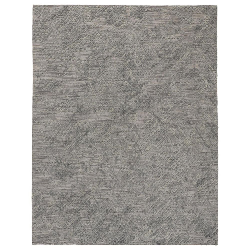 Feizy Elias 10" x 14" Gray and Multicolor Area Rug, , large