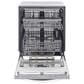 LG 24" Built-In Bar Handle Dishwasher with 3rd Rack in Stainless Steel, , large