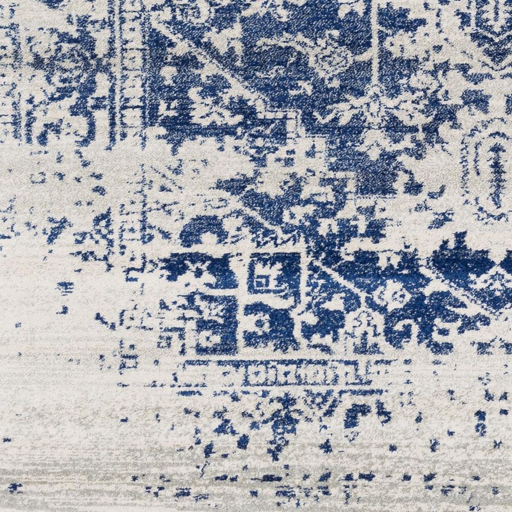 Surya Harput HAP-1021 6&#39;7&quot; x 9&#39; Oval Blue, Gray and Beige Area Rug, , large