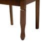 Baxton Studio Augustine Side Chair in Walnut Brown (Set of 4), , large