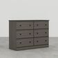 Lemoore Essential 45" 6-Drawer Dresser in Storm Grey, , large
