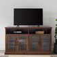 Walker Edison Hazel 58" TV Stand in Dark Walnut, , large
