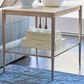 Lexington Home Brands Bulgari Rectangle End Table in Beige and Rose Gold, , large