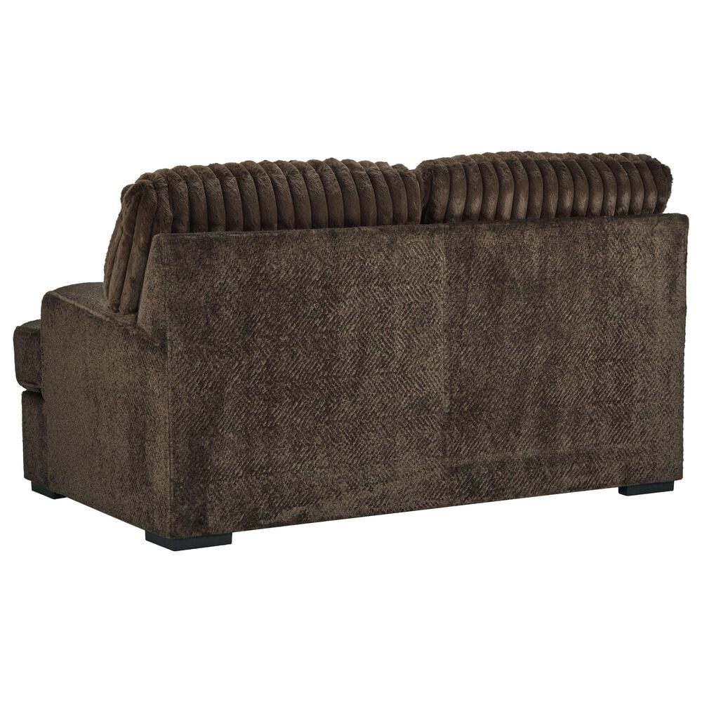 Ashley Aylesworth Stationary Loveseat in Chocolate, , large