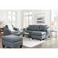 Ashley Genoa Ottoman in Steel, , large