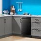 Midea 18" Front Control Built-In Dishwasher in Black, , large