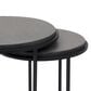 Moe"s Home Collection Roost Nesting Tables in Black (Set of 2), , large