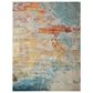 Nourison Celestial CES02 9" x 12" Sealife Area Rug, , large