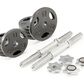 Impex, Inc Case Iron Dumbbell Set with Case: (4) 5lb plates, (4) 3lb plates, (2) 14" handles, (4) Spin Lock Collars, , large