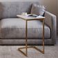 Timberlake C-Table in Gold and White, , large