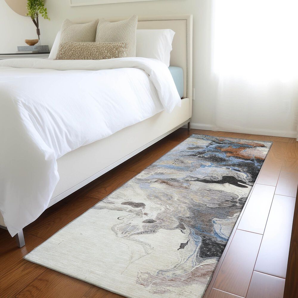 Dalyn Rug Company Odyssey OY320 Beige 2&#39;3&quot; x 7&#39;6&quot; Runner, , large