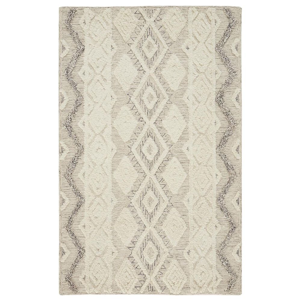 Feizy Anica 10" x 14" Gray Area Rug, , large