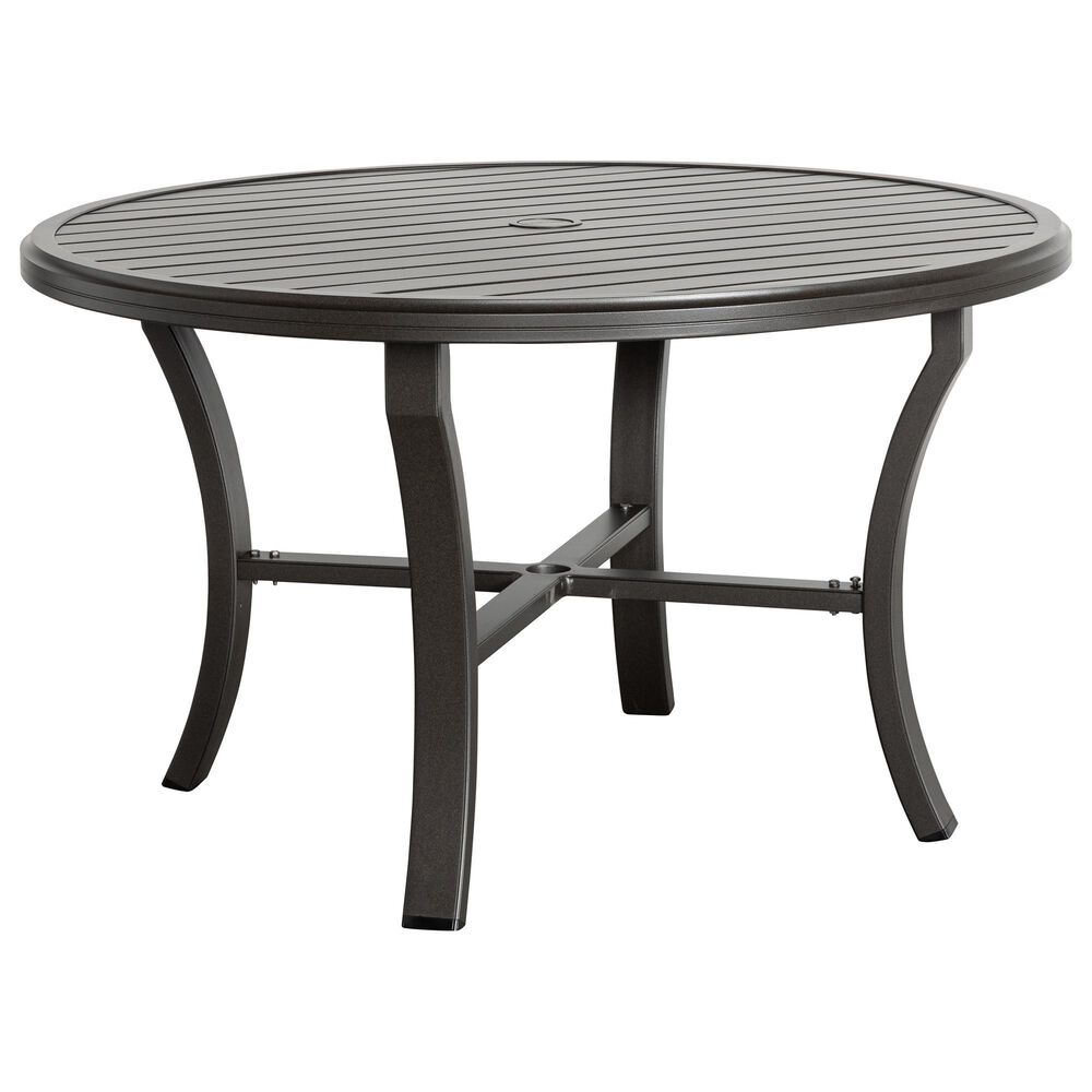 Tropitone Banchetto and Shoreline 5-Piece Patio Dining Set in Gray Gate, , large
