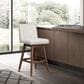 Blue River Basila Swivel Barstool in Beige, , large