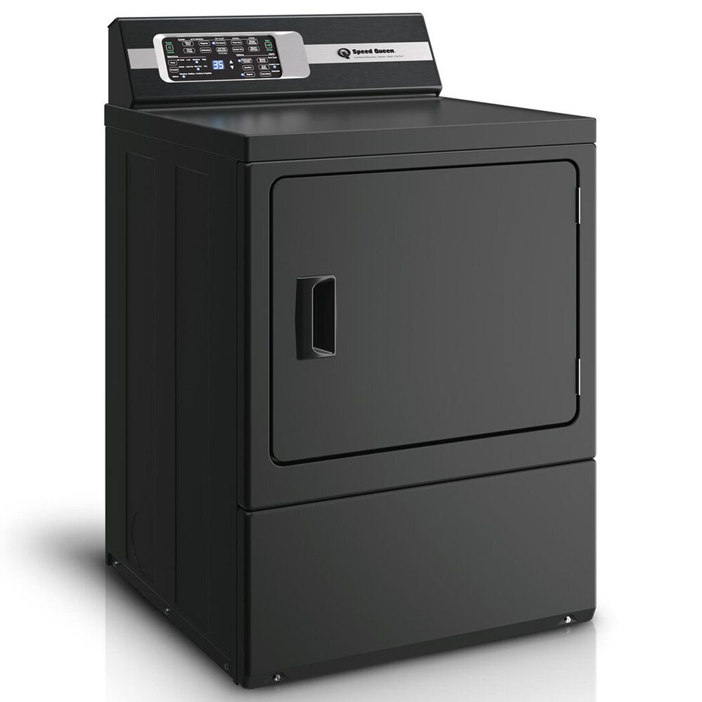 Speed Queen 7.0 Cu. Ft. Electric Dryer with Steam and Pet Plus in Black, , large